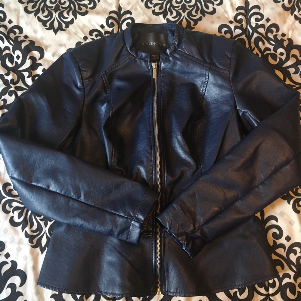 Faux Leather Jacket - Picture 1 of 5